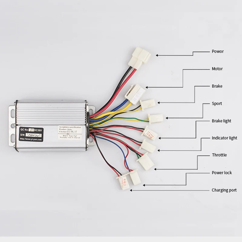 36V 48V1000W контроллер скорости двигателя постоянного тока щетки для мотора колеса