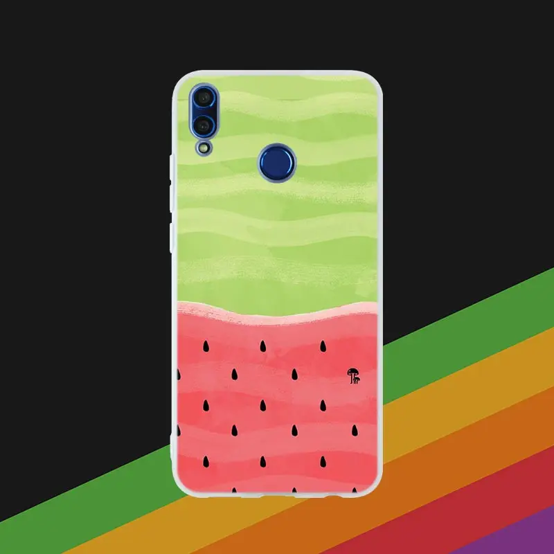 Phone Case 5 Чехол для телефона летние фрукт лимон арбуз ананас для huawei Honor 10i 20 Pro 9X Lite 8a 8x max 8c 7x 7a pro 6x V20 бледный мягкий - Цвет: Phone Case 5