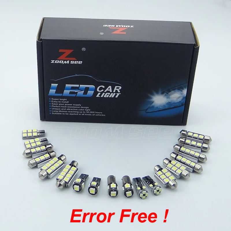 

Perfect White LED lamp For Renault for Twingo 2 II MK2 3 III MK3 (2007-2017) Car LED Interior Reading map lights bulb kit