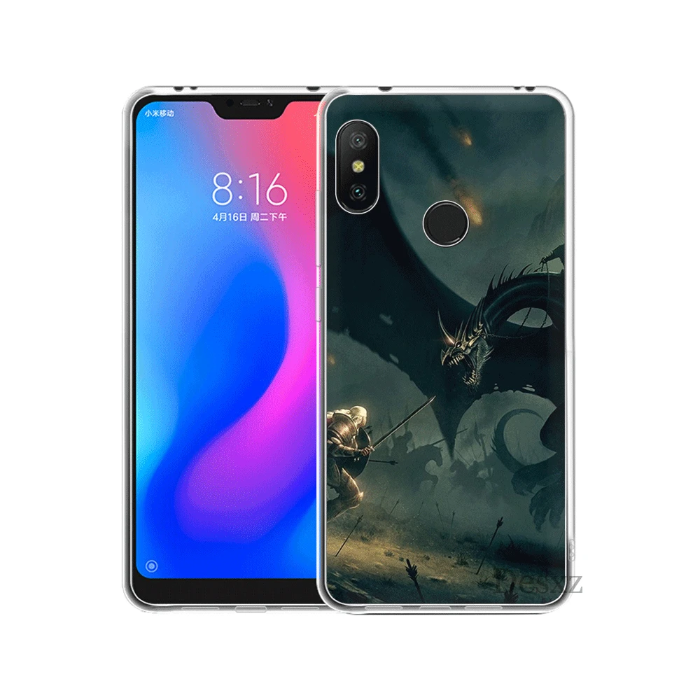 Силиконовый чехол TPU для Xiaomi Mi 6 8 Lite SE A1 A2 5X 6X 2S F1 Lord Of The Rings Hobbit Gandalf Shell Cover on.