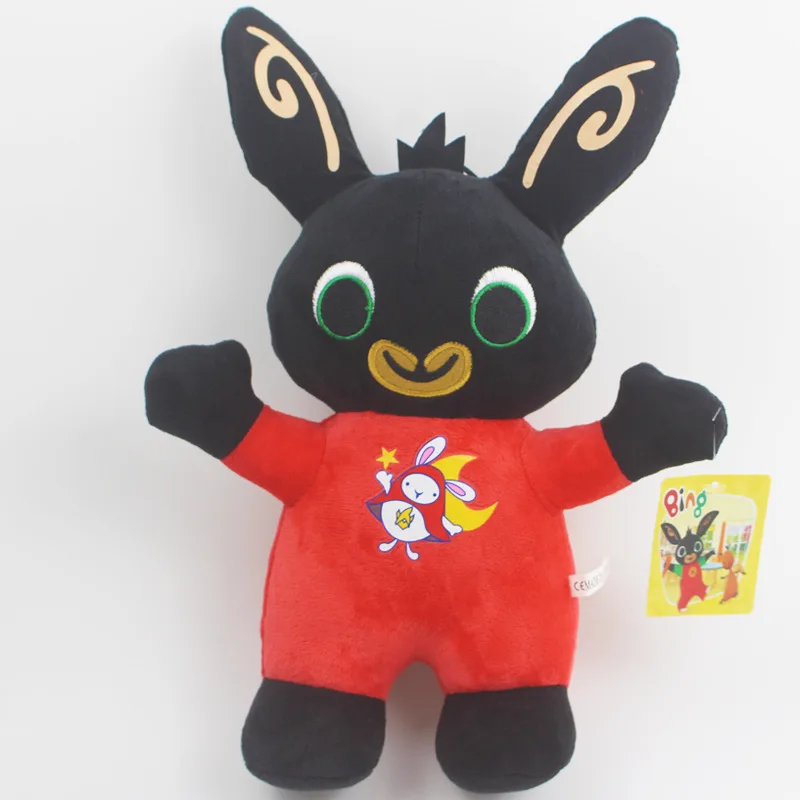 35cm Red Bing 1pcs Bing Bunny Plush Toys Bing Sula Flop Elephant Hoppity Voosh Pando Plush Soft Stuffed Toys Doll Gifts for Children Kids - Цвет: 35cm Red Bing