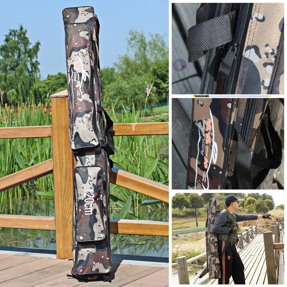Сумка рыболовная из нейлона 80/120 см два слоя|fishing rod bag|rod bagfishing bag |