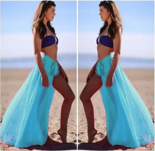 Женское пляжное платье-бикини Thefound прозрачная пляжная мини-юбка с запахом