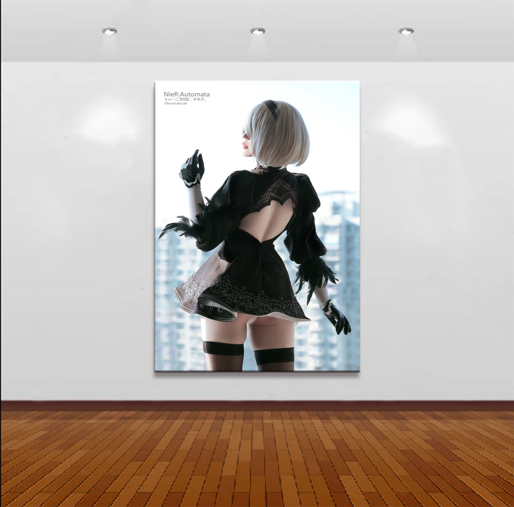 Домашний декор холст 1 штука милый сексуальный аниме NieR Automata 2B художественные