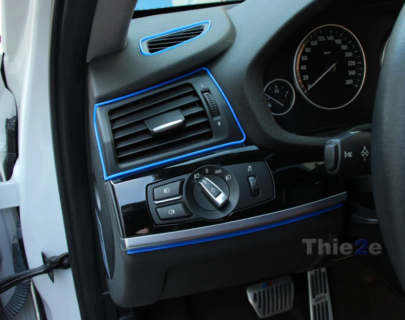 Авто Стайлинг интерьера декоративная нить для Volkswagen VW Golf 7 mk7 GOLF MK5/6 GT GTi R32 Polo passat b5
