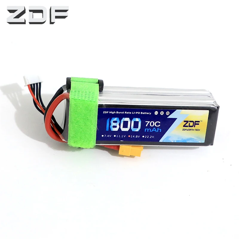 ZDF LI PO 1800mAh 14 8 V 70C (Max 140C) 4S Lipo аккумулятор для RC Хобби FPV Racer|Детали и аксессуары| |