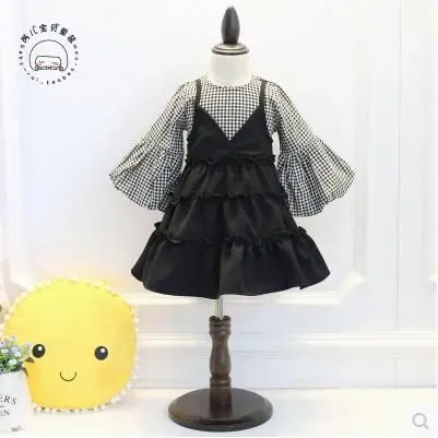 

Детское клетчатое платье, на возраст 1-7 лет