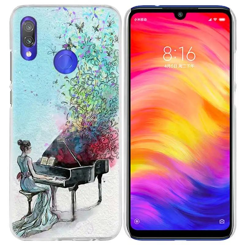 03 Чехол для телефона с надписью Love Music Piano для Xiao mi Red mi Go Note 7 6 6A Pro S2 5 5A 4X mi A1 A2 9 mi x 3 5G 8 lite Play F1 - Цвет: 03