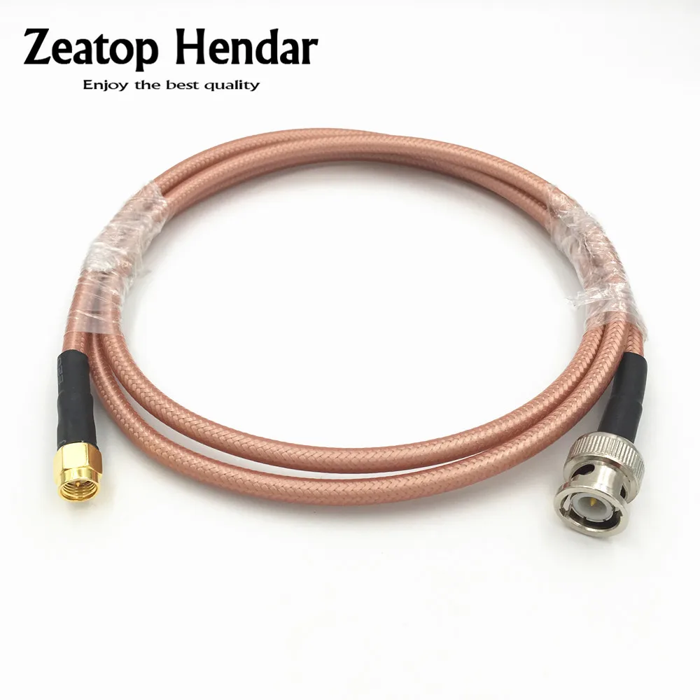 1 шт. RG142 Кабель BNC штекер SMA RF Pigtail прямой обжимной коаксиальный адаптер с низкой