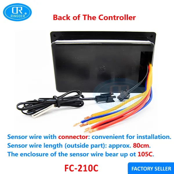 Цифровой мини контроллер температуры для сауны спа с таймером обратного