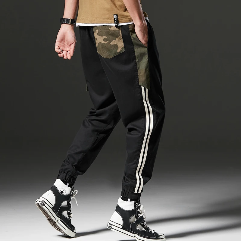 2019 мужские Джоггеры летние карандашный гаремный Штаны Камуфлированные штаны милитари свободные удобные