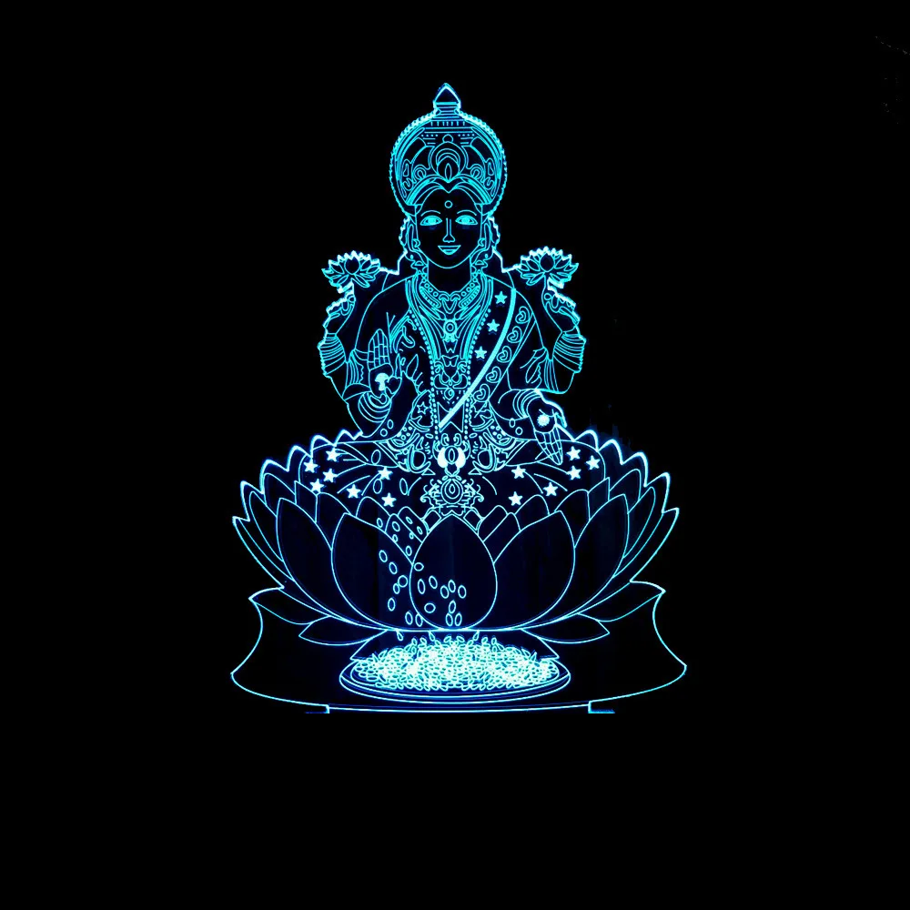 Лампа русалка принцесса 3D визуальные Светодиодные ночные светильники для детей