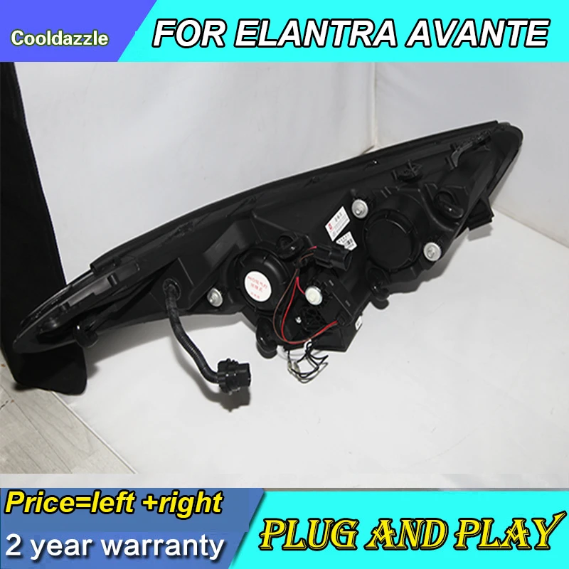 Для HYUNDAI Avante i35 Elantra светодиодный головной светильник s 2011 2012 2013 2014 года TLZ