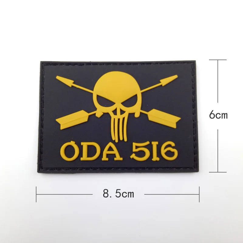 ODA 516 Тактический Патч 8*6 5 см оперативная Отслойка альфа Мораль патч ПВХ крюк &