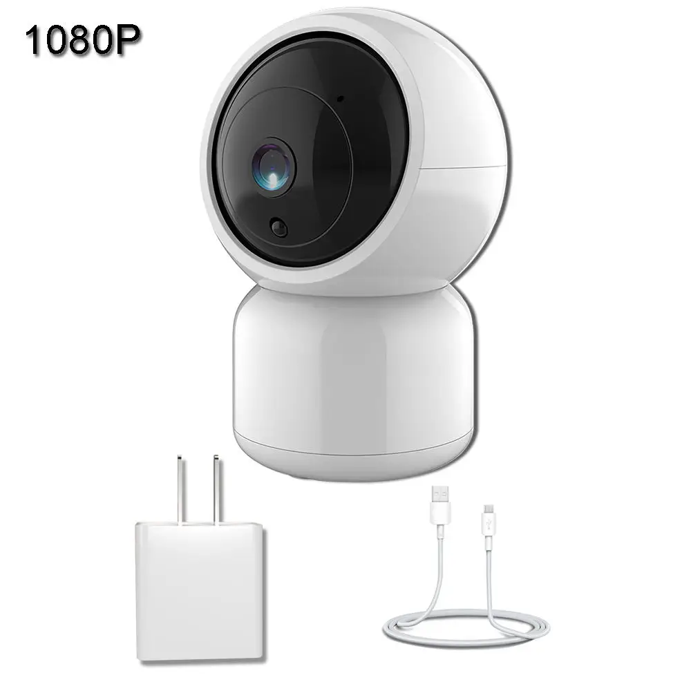 Set4 1080P Детский монитор, Wi-Fi, детский видео монитор, облачное хранилище, мобильный телефон, дистанционное управление, двухстороннее аудио, детская плачевая сигнализация, камера безопасности - Цвет: Set4 1080P