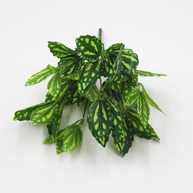Букет искусственных растений искусственные листья зеленые монстеры