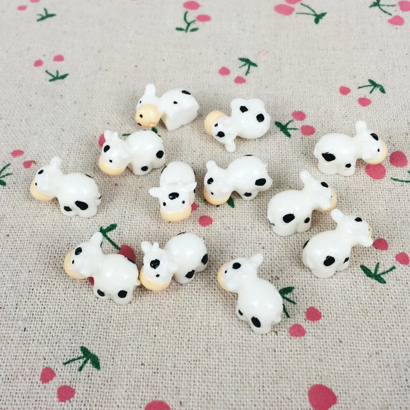 10 шт. кавайные фигурки с плоской задней частью из коровьей смолы сказочные
