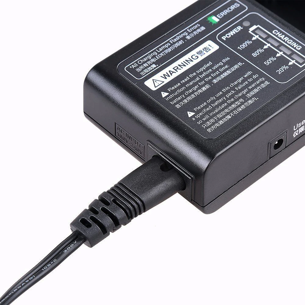 Зарядное устройство переменного тока Godox для литий ионной батареи VB18 Ving V850 II VC 18