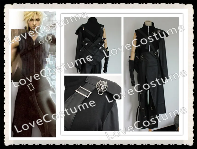 Final Fantasy VII Cloud Strife костюм для косплея на заказ |