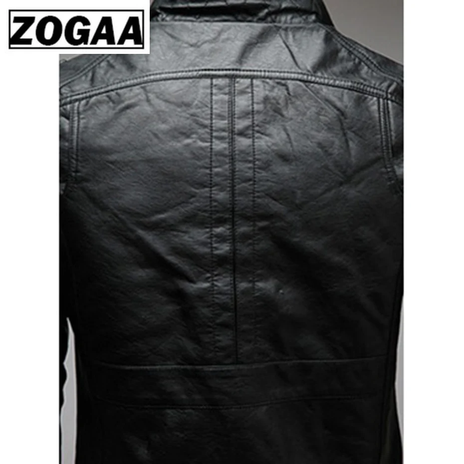 ZOGAA 2019 горячая распродажа джентльменская куртка из искусственной кожи винтажные