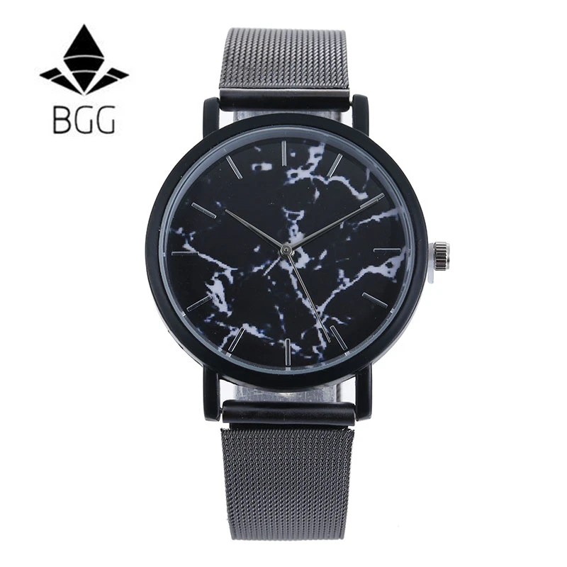 Британский Стиль Часы с мраморной отделкой супер тонкий Platimum женские наручные