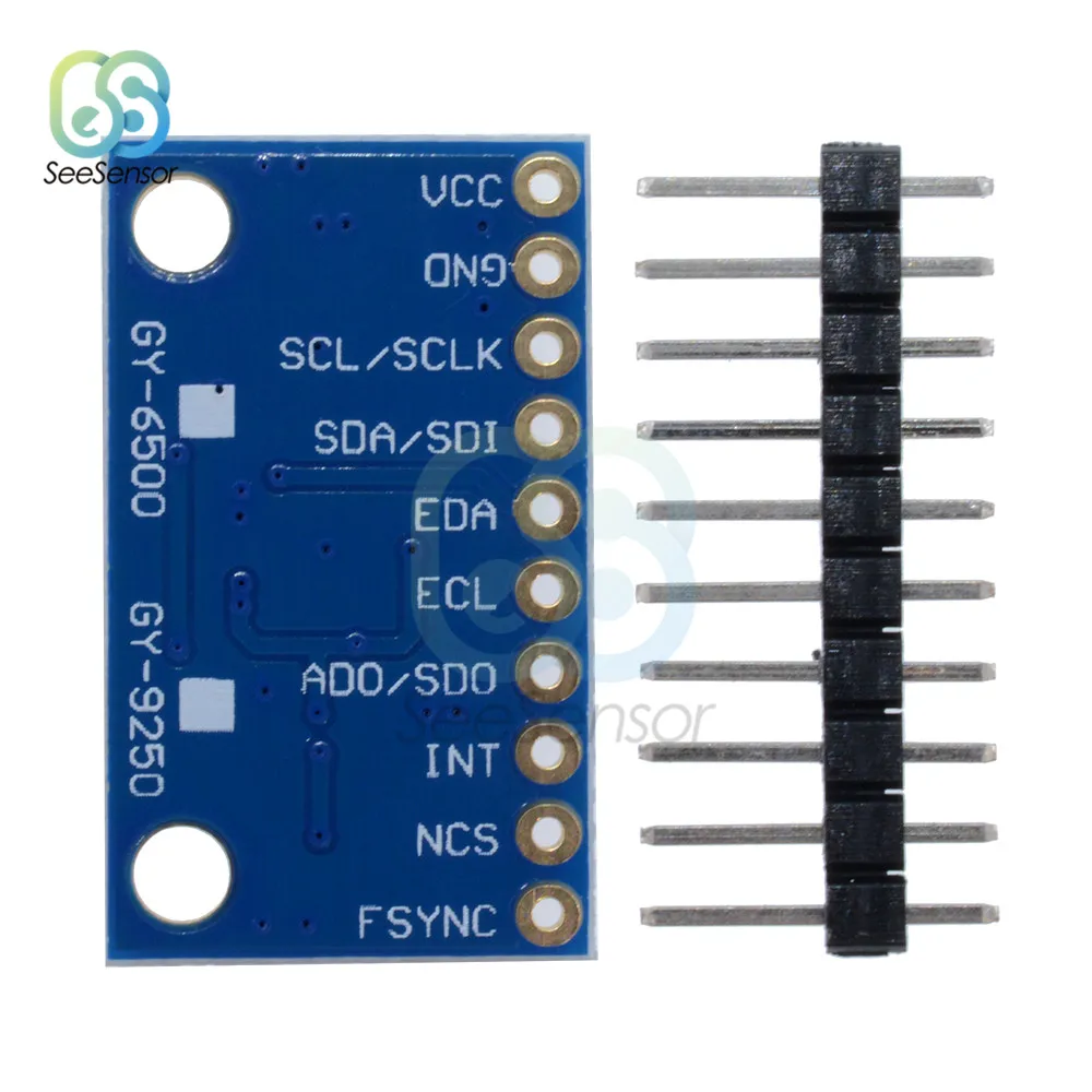 MPU9250 отношение гироскопа акселератора магнитометр сенсор плата модуль I2C IIC SPI MPU