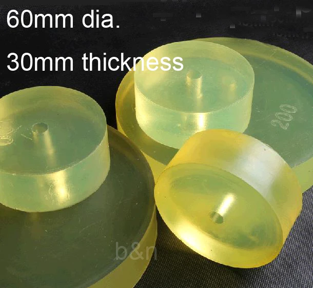 60 мм Диаметр. 30 Толстая полиуретановая ударная Подушка для крыла резиновая ПУ