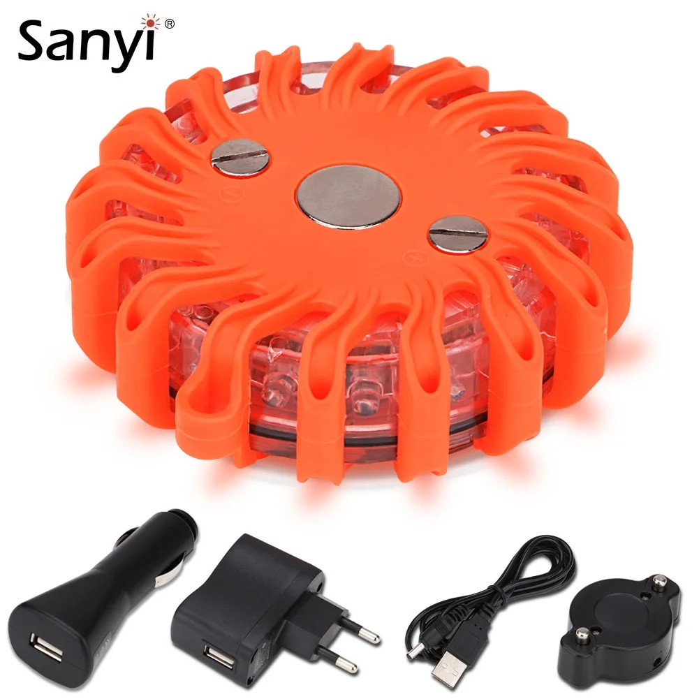 16 светодиодов мигасветильник безопасный Предупреждение ночник дорожный фонарь