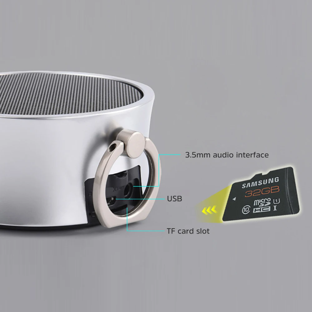 AIYIMA мини беспроводной аудио Bluetooth динамик открытый тяжелый бас сабвуфер для