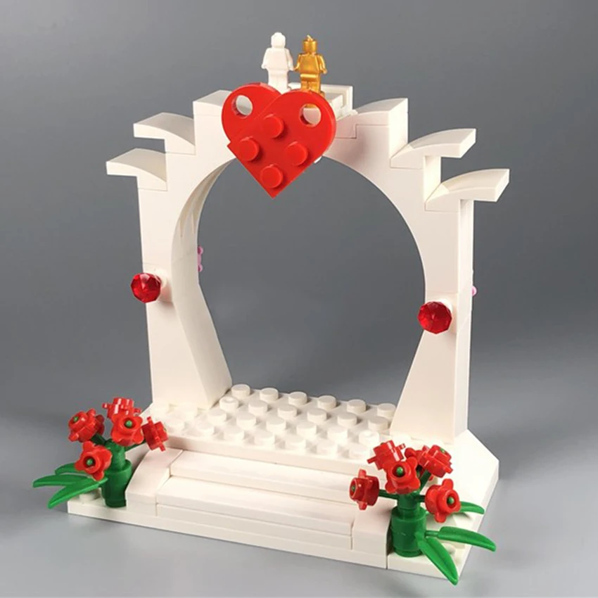 City T-Station Свадебные модельные строительные блоки кирпичи уличные MOC аксессуары DIY