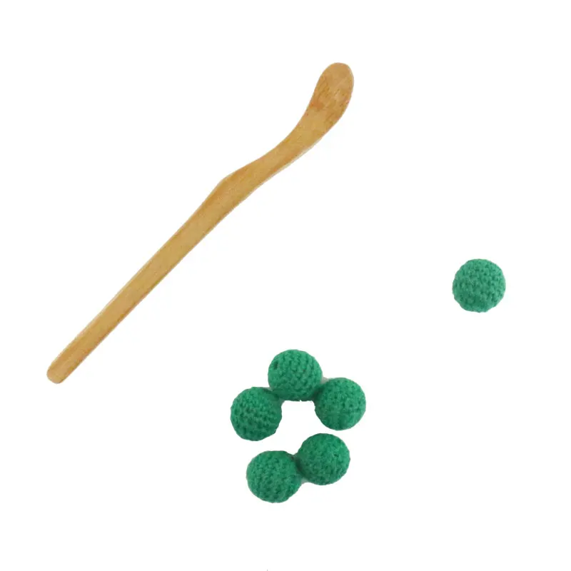 Деревянные Монтессори практичная жизнь зажим для шарика Обучающие Игрушки