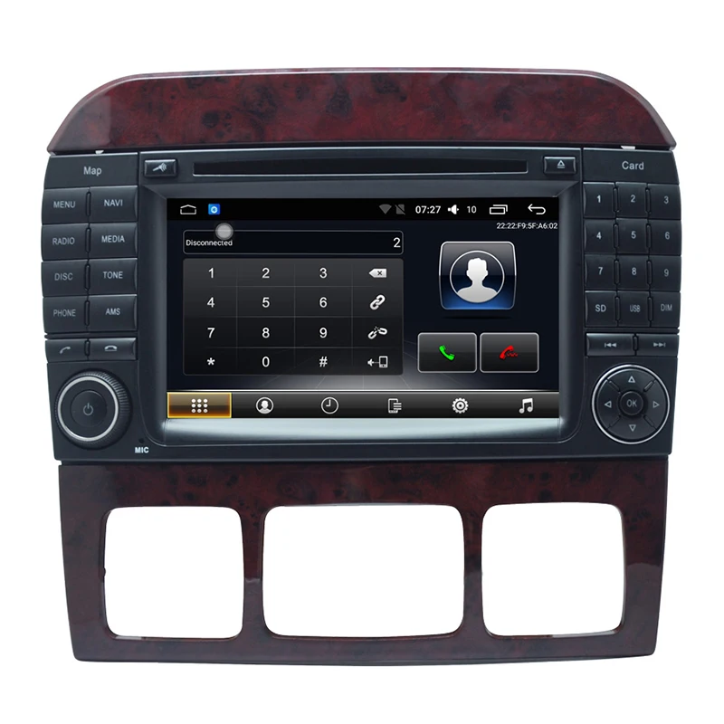 Android 2Din 7inch DVD Car Audio Navigation System For Benz S W220 (1999-2006) CL-W215(1998-2005) With Multimedia Playe | Автомобили и