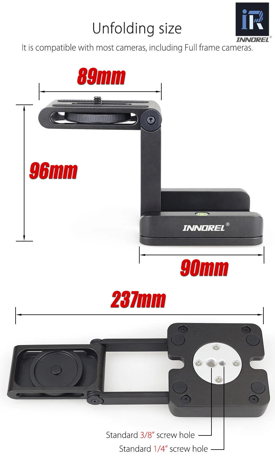 ZH3 Z pan Штативная головка гибкий складной Z Тип наклонная головка для Canon Nikon sony DSLR камеры алюминиевый сплав штативные головки решение