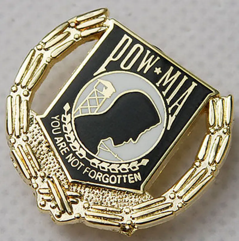 Американская армия Pow Mia военноамериканский военный армейский чулок значок