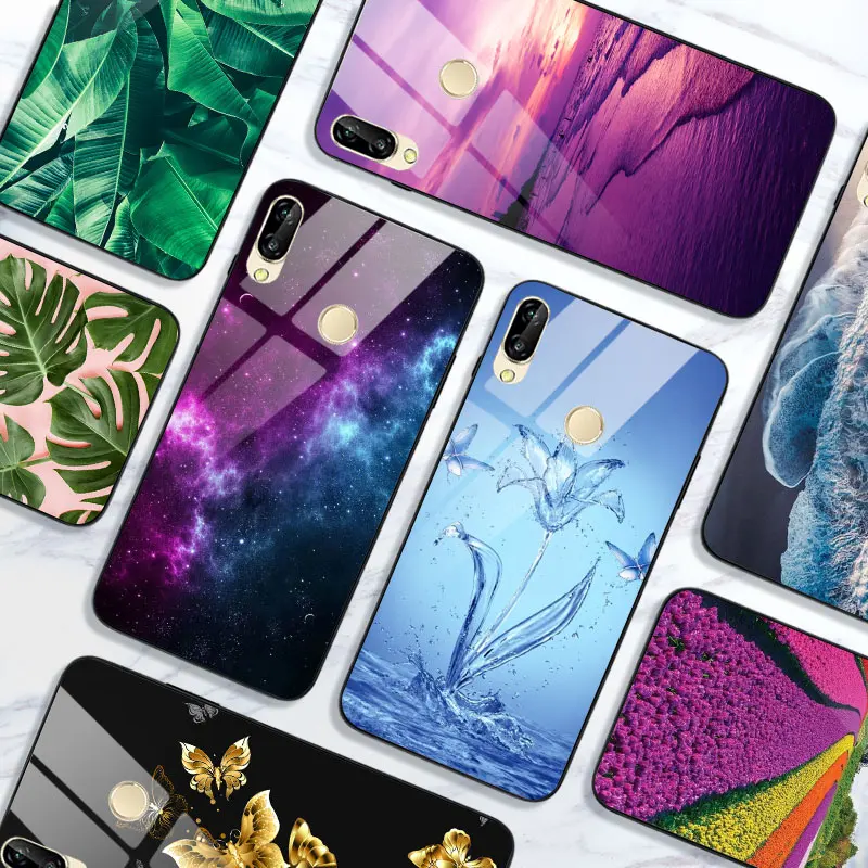 Huawei P30 Lite чехол huawei PRO P10 P20 для задней крышки твердый PC Тонкий TPU черный P9 2016 Capa