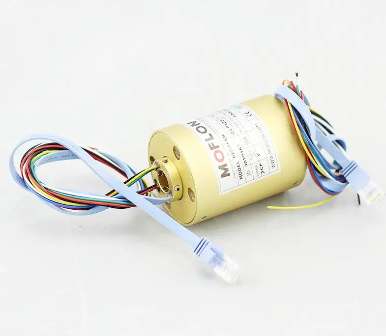 Слип кольца MOFLON ethernet 1 канал 1000 м 4 провода 10 а с RJ45|ring ring|ring slipring |