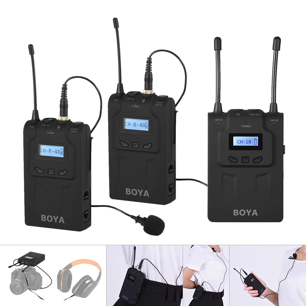 Condenser Conference Handheld Omnidirectional Microphone Wireless 2 Transmitter 1 Receiver system | Электроника