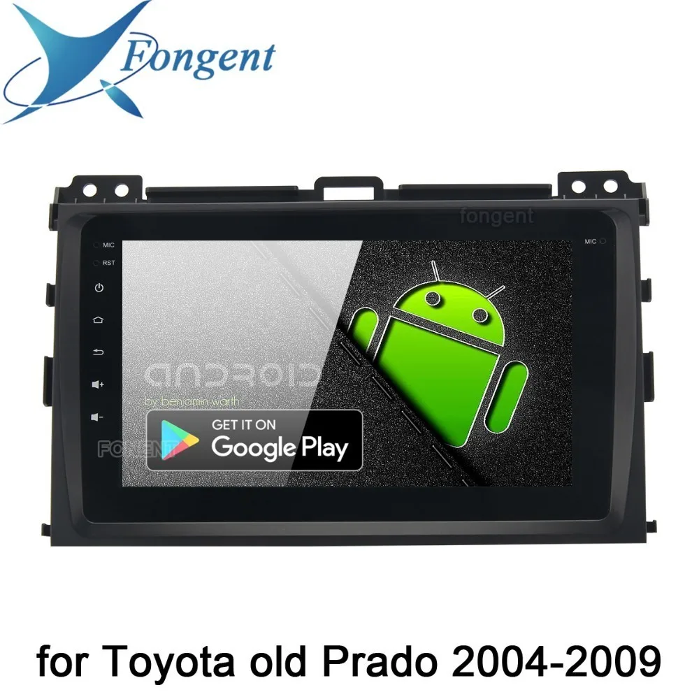 Автомобильный радиоприемник fonnt Android 9 0 DSP 1din для Toyota Prado 120 2004 2005 2006 2007 2008 2009 8 дюймов
