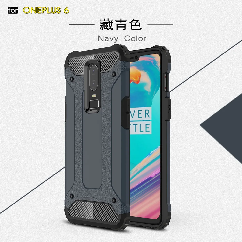 Чехол для Oneplus 7 Pro 7T ударопрочный армированный Жесткий ПК силиконовый чехол 6T 5t
