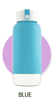 Бутылка для воды пластиковая 410 мл недорогая Спортивная небьющаяся герметичная |