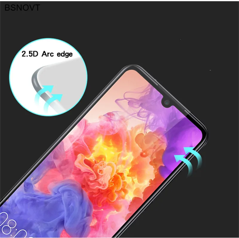 Для Huawei P30 Lite Защитное стекло для экрана телефона полное покрытие закаленное