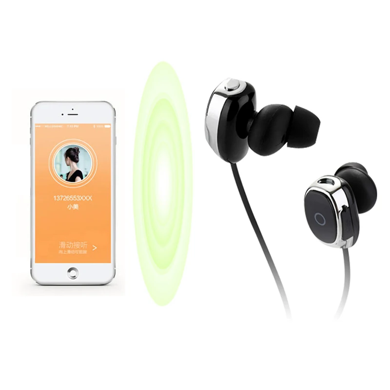 Thaiba Беспроводные спортивные наушники вкладыши гарнитура bluetooth hands free ухо с