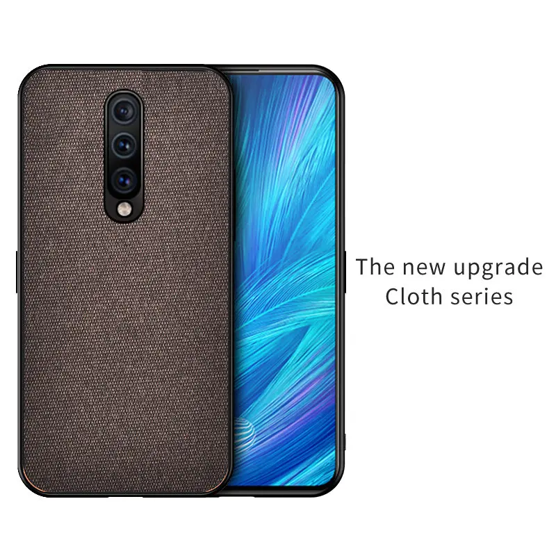 Brown Для Oneplus 7 Pro Чехол тканевый силиконовый мягкий защитный чехол для OnePlus 7T чехол One Plus 7T Pro 6T 6 чехол для телефона чехол s - Цвет: Brown