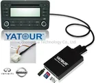 Автомобильный радиоприемник Yatour, USB SD AUX цифровой интерфейс для Nissan Xtrail Teana Patrol, адаптер смены компакт-дисков, mp3-медиаплеер