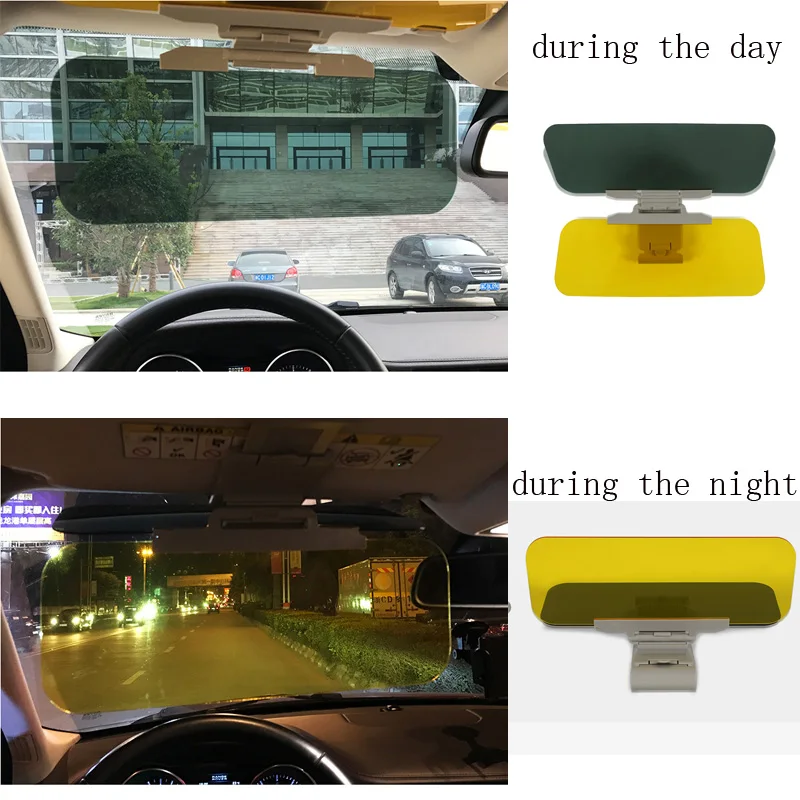 HD Car Sun Visor Glasses Protection Mirror Block Shade for Honda Nissan Toyota Buick Ford Volkswagen Chevrolet BMW Mazda |