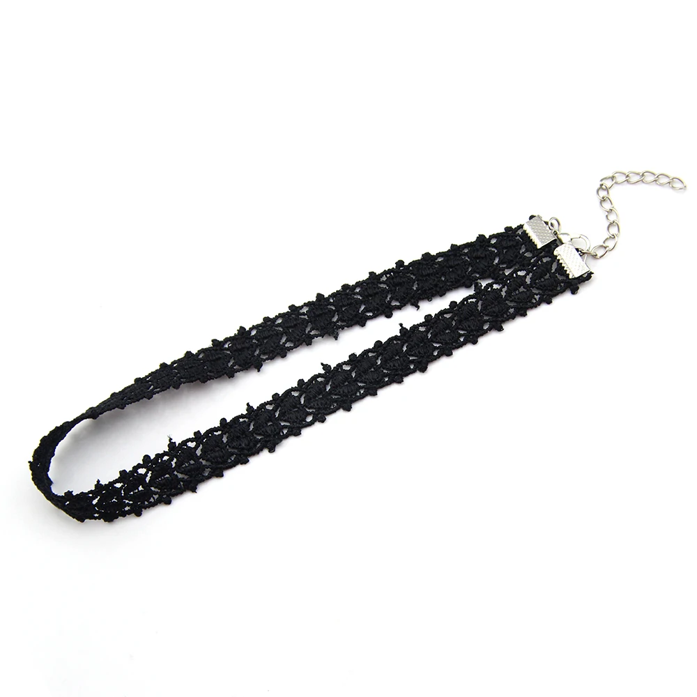 БОКАР Марка Оптовая 6 шт./компл. Модный Черный Кружевной Воротник Готический