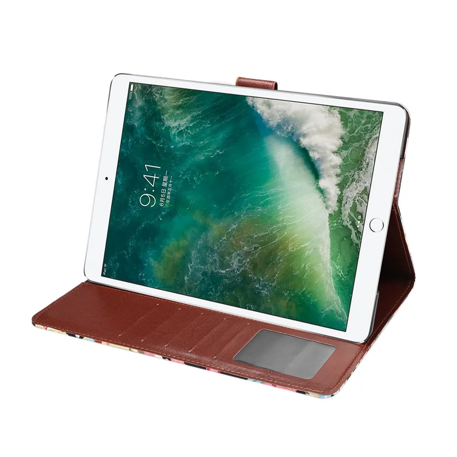 Чехол для планшета Apple iPad Air 10,5 дюймов цветочная ткань Капа Пряжка coque слоты для карт чехол для Apple iPad Pro 10,5