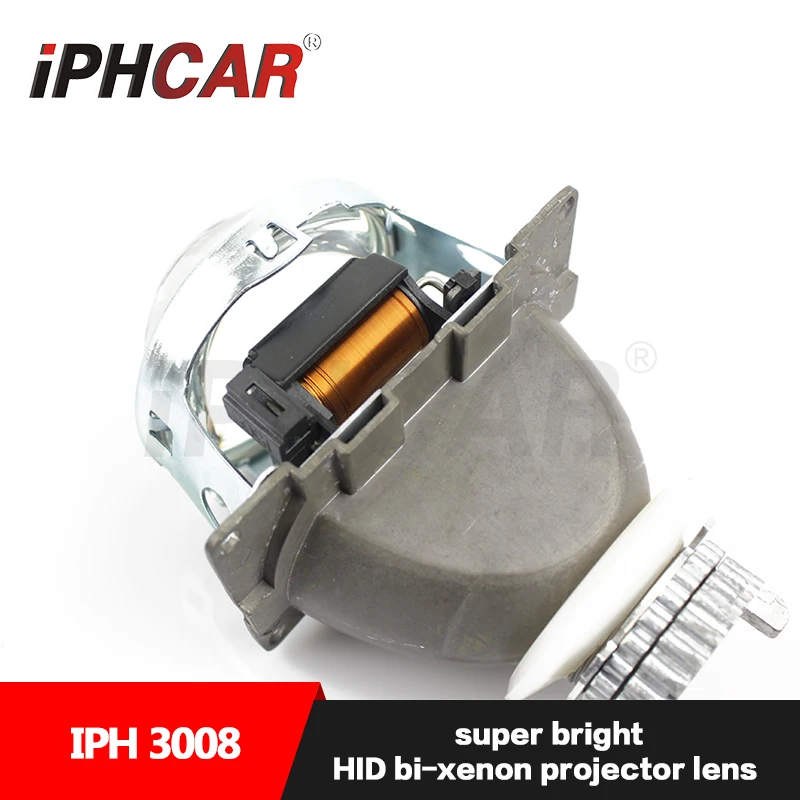 Free Shipping IPHCAR Car Styling LHD/RHD Mini Bi-xenon Projector Lens Auto Angel Eyes Light Headlight Retrofit Xenon | Автомобили и