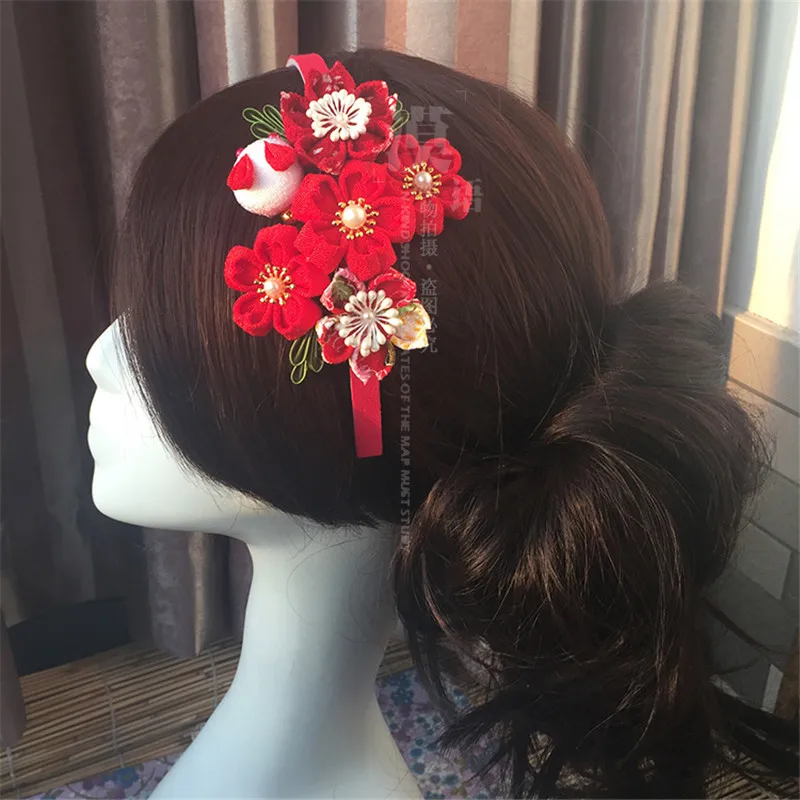 

Hand Made Hairpin Cotton Cloth Hair Clip Barrettes Japanese Style Anime Custom Made Rabbit Cosplay Accessories