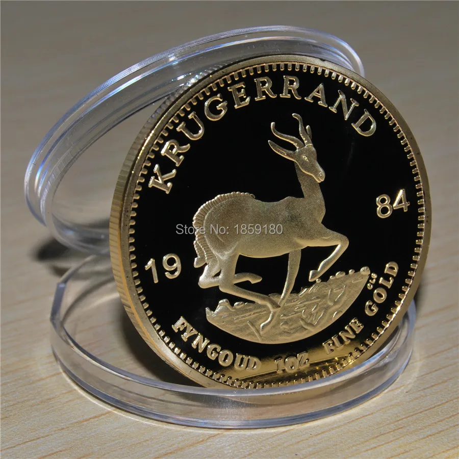 

1pcs/lot Free shipping,1984 South African Krugerrand bullion Gold 1 oz Coin - Great Collection - LL11